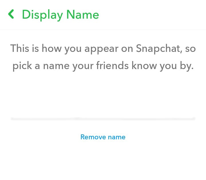 How to Change Snapchat Display Name