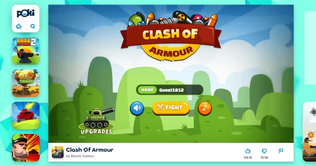 Clash Of Armour - Best Poki Games