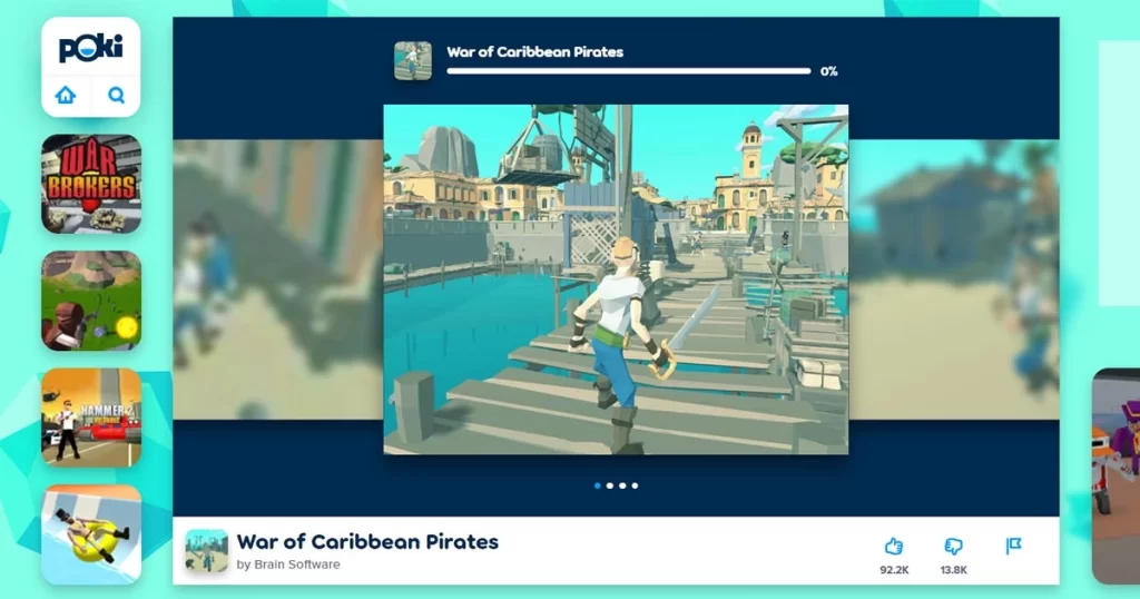 war of caribbean Best Poki Games